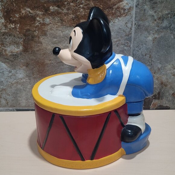 Mickey Mouse Cookie Jar Drum Walt Disney Productions S 869 - Picture 14 of 16